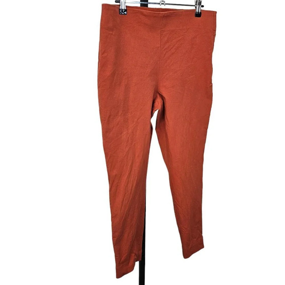 COS Womens Zip Bottom Stretch Pants Orange Size  10 - Picture 4 of 9